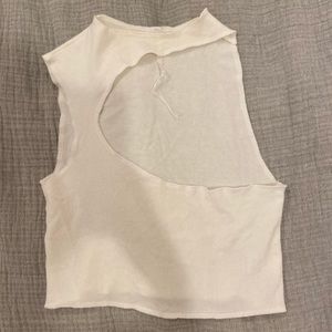 Are You Am I White Tank Top